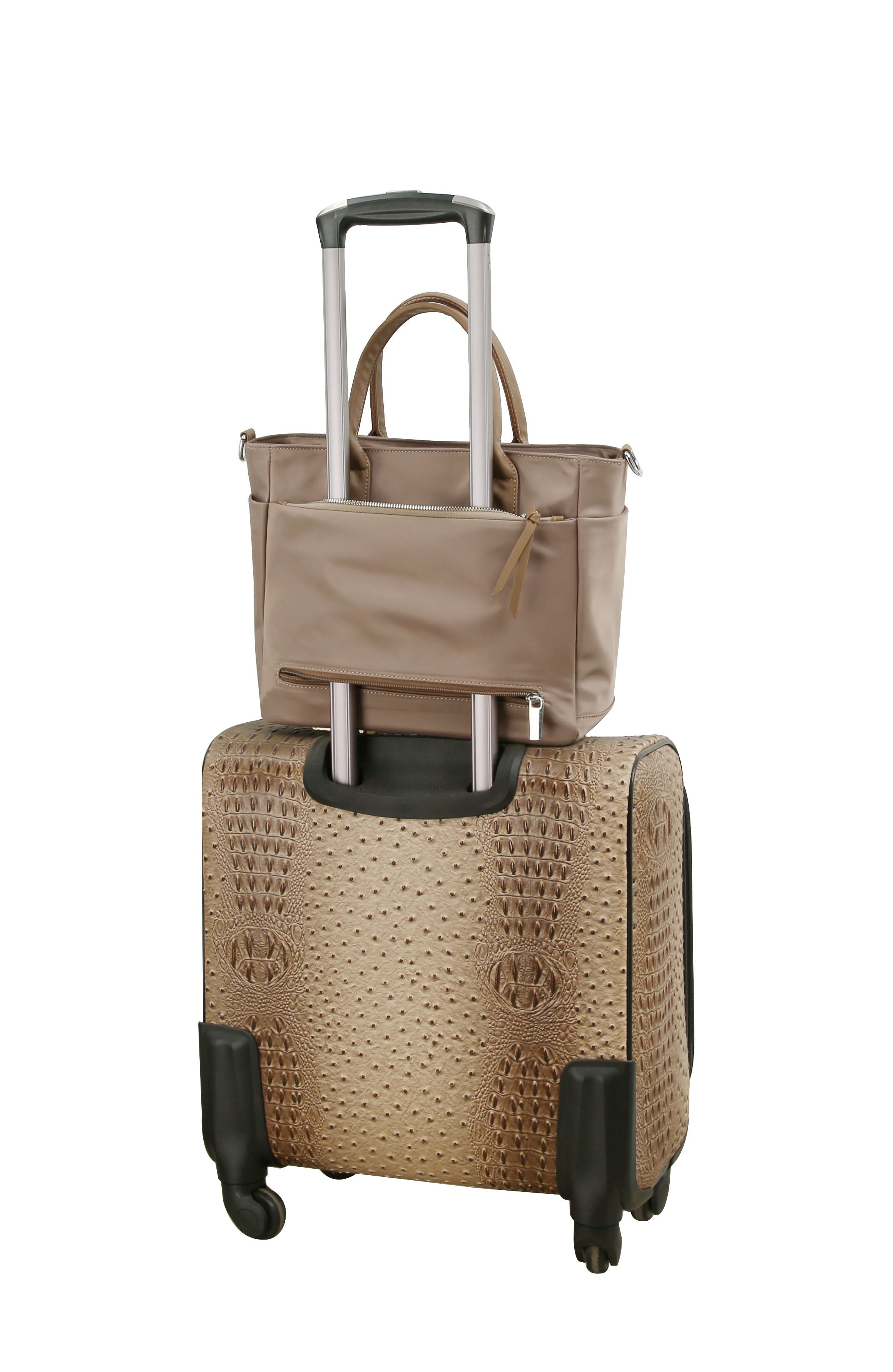 Travel tote with trolley sleeve Navy Blue Travel tote with trolley sleeve Navy Blue