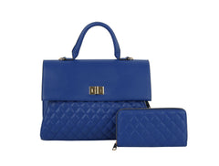 Fashion Quilted Satchel with Matching Wallet HG-0124W