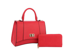 Fashion Satchel with Wallet