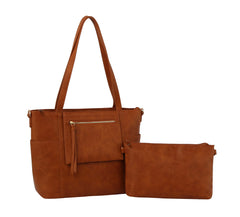 HF Front Pocket Tote Handbag Set  HG-0142
