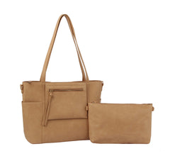 HF Front Pocket Tote Handbag Set  HG-0142