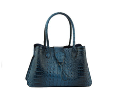 Satchel Purse Top Handle Croc Shoulder Bag Women