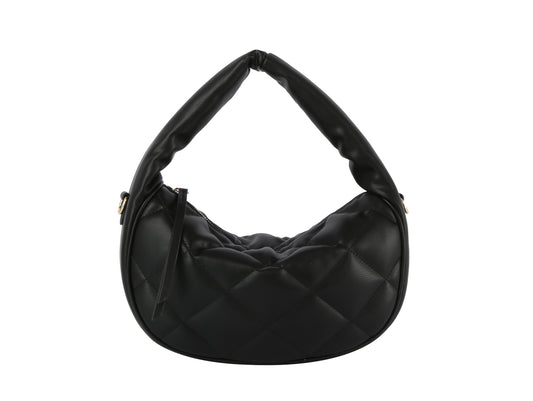 Puffy quilted shoulder bag
