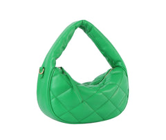 Puffy quilted shoulder bag