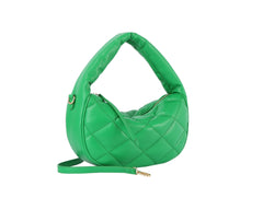 Puffy quilted shoulder bag