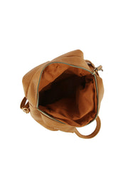 Laser cut convertible one and double strap backpack