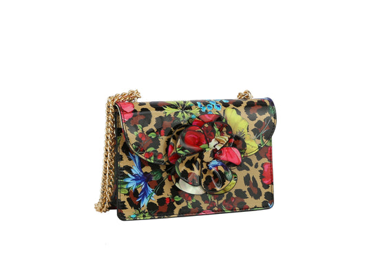 Fashion Leo flower crossbody handbag