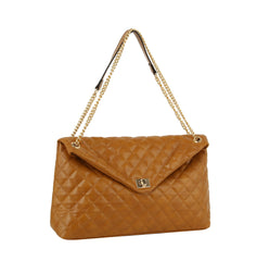 Fashion Quilted Oversize Satchel trolley sleeve