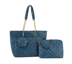 Fashion Quilted Three pieces Set Large Tote JY-0388