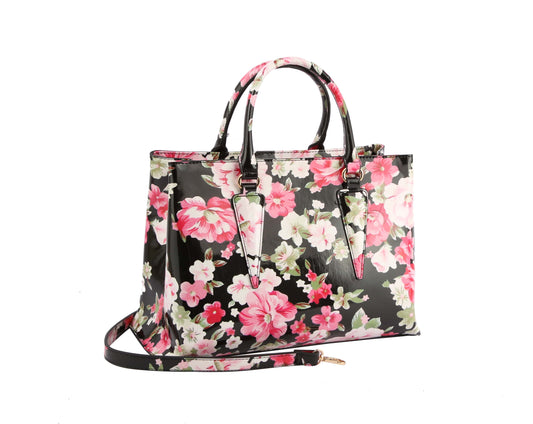 Women Tote Bag Flower Printed Hobo Bag