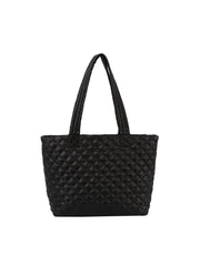 Quilted puffy tote