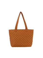 Quilted puffy tote