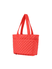 Quilted puffy tote