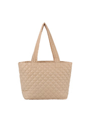 Quilted puffy tote