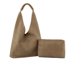 HF Front Pocket Tall Hobo Handbag Set  JYM-0352