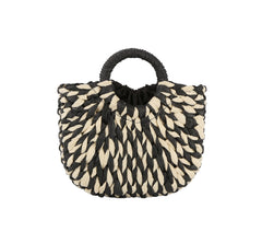 Small straw beach tote