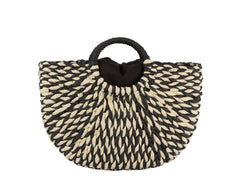 Large straw beach tote