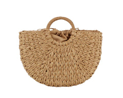 Large straw beach tote