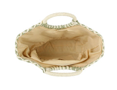 Large straw beach tote