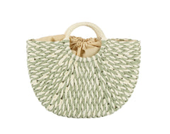 Large straw beach tote