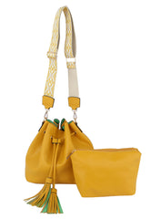 Crossbody Satchel Handbag Tassel Bag