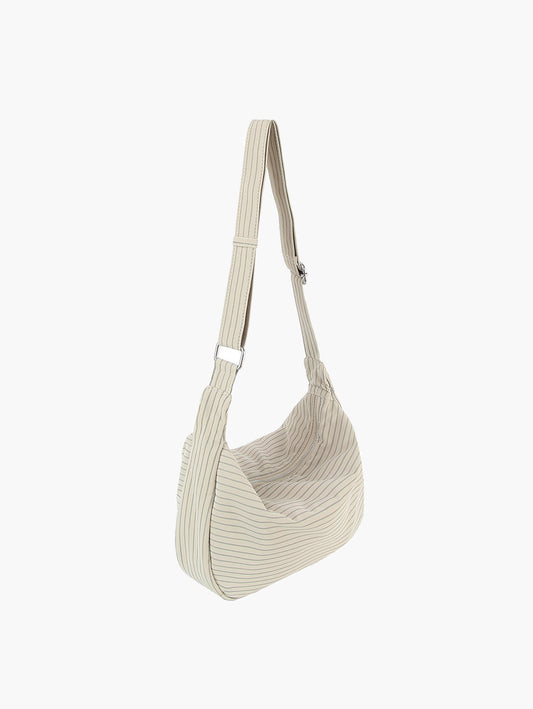 Striped Hobo Handbag