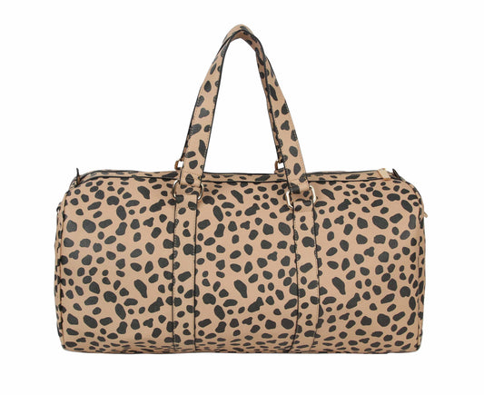 HF Large Cheetah Print Embossed Duffle Set  LF128-CH