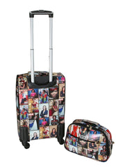 Glossy Magazine Cover Luggage Bag Crossbody Bag