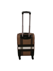 Classic checkered pattern luggage travel bag and duffel bag set