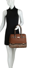 Top-Handle Leo Purse and Handbags