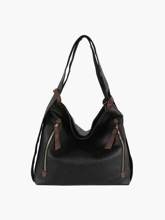 Leather Convertible Backpack Purse Shoulder Bag