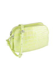 Alligator Embossed Crossbody Sling