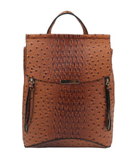 Ostrich Croc Convertible Backpack