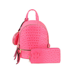 Women Crocs Multipurpose Mini Backpack Purse