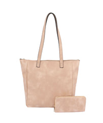 Women Fashion Tote Bag Wallet Set