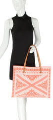 Every Day Knitted Textured Crochet Tote Bag