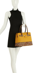 Women Satchel Top Handle Purse Medium Shoulder Bag