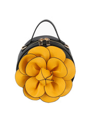 Raised Flower Petite Handbag