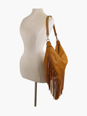 Women Fringe Tassel Shoulder Bag Handbag