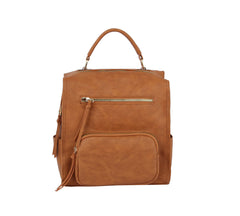 backpack convertible to shoulder bag , multiple pocket