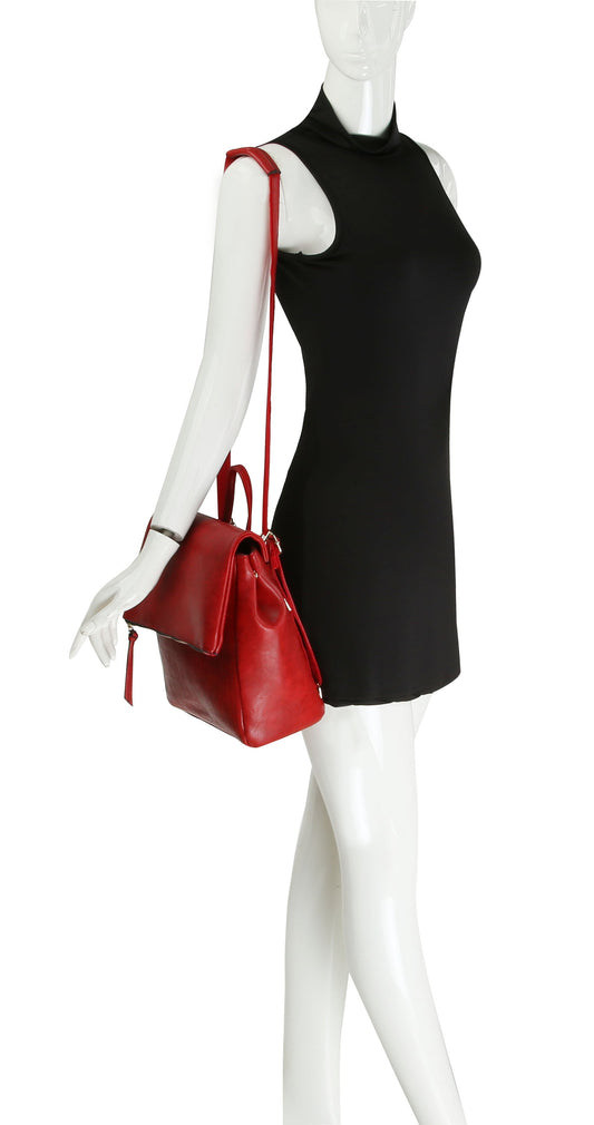 Fashion Laser Cut Convertible Backpack