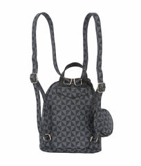 3 IN 1 HOURGLASS LEATHER MEDIUM BACK PACK