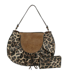 Women Vintage Leo Satchel Hobo Bag