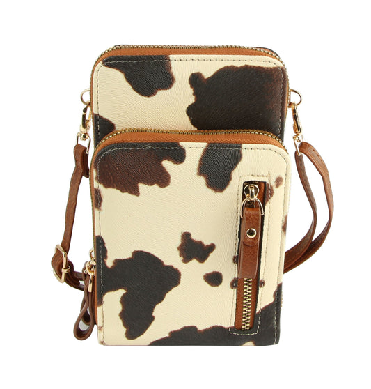 Multi Pocket Cellphone Crossbody Bag