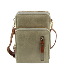 Multi Pocket Cellphone Crossbody Bag