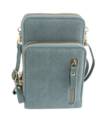 Multi Pocket Cellphone Crossbody Bag