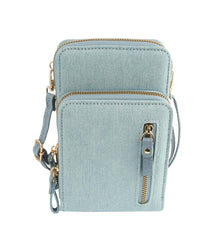 Multi Pocket Cellphone Crossbody Bag