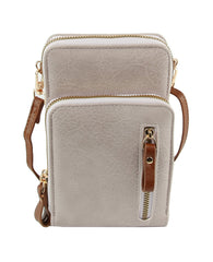 Multi Pocket Cellphone Crossbody Bag