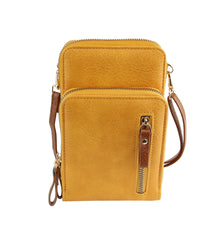 Multi Pocket Cellphone Crossbody Bag