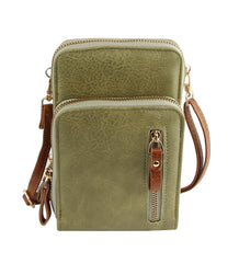 Multi Pocket Cellphone Crossbody Bag